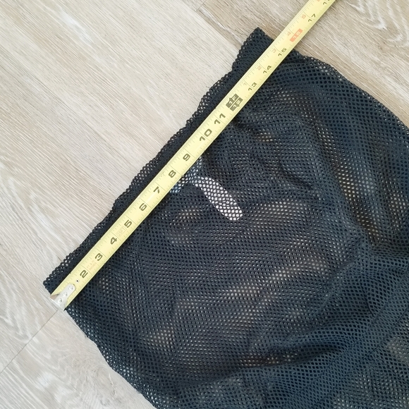 Victoria's Secret Strapless Black Mesh Swimsuit Cover Up With Ruching NWT - Picture 7 of 10